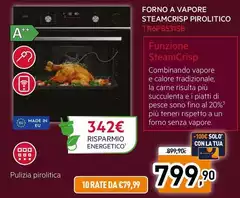 Aeg - Forno A Vapore Steamcrisp Pirolitico TR6PB531SB