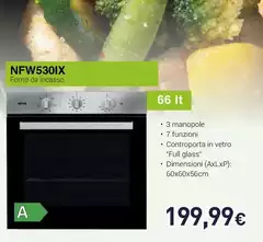 Ignis - NFW 530 IX 66 L 1750 W Acciaio Inox