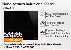 Smeg - Universal Universale Piano Di Cottura SI2641D Nero Smeg - Universal Universale Piano Di Cottura SI2641D Nero