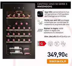 Hoover - Cantina Vino 50 Serie 3 HWS34GGH1