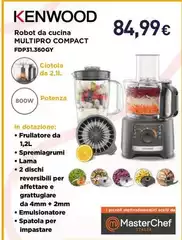 Kenwood - Robot Da Cucina Multipro Compact FDP31.360GY