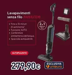 Aeg - Lavapavimenti Senza Filo AW81U3DB