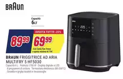 Braun - Friggitrice Ad Aria Multifry 5 HF5030 Braun - Friggitrice Ad Aria Multifry 5 HF5030