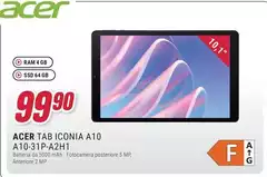 Acer - Tab Iconia A10 A1031P-A2H1/5 Acer - Tab Iconia A10 A1031P-A2H1/5