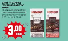 Kimbo - Caffè In Capsule Espresso Barista