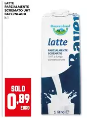 Bayernland - Latte Parzialmente Scremato UHT