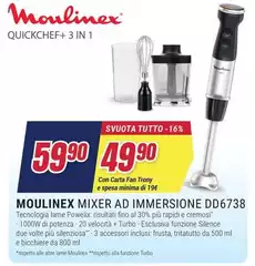 Moulinex - Mixer Ad Immersione DD6738