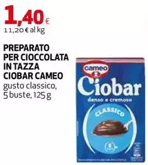 Cameo - Preparato Per Cioccolata In Tazza Ciobar