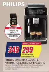 Philips - Macchina Da Caffè Automatica Serie 3300 EP3321/40