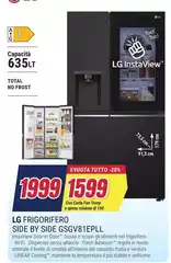 LG - Frigorifero Side By Side GSGV81EPLL