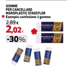 Staedtler - Gomme Per Cancellare Marsplastic Staedtler - Gomme Per Cancellare Marsplastic