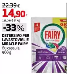 Fairy - Detersivo Per Lavastoviglie Miracle Fairy - Detersivo Per Lavastoviglie Miracle