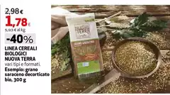 Nuova terra - Linea Cereali Biologici