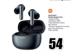 Xiaomi - Auricolari Redmi Buds 6 Pro