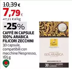 Filicori zecchini - Caffè In Capsule 100% Arabica Filicori zecchini - Caffè In Capsule 100% Arabica