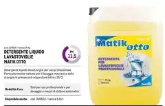 Otto - Detergente Líquido Lavastoviglie
