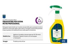 Pronto - Sgrassatore Per Cucina Professional