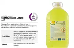 Sgrassatore Al Limone