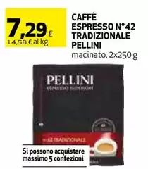 Pellini - Caffè Espresso N°42 Tradizionale Pellini - Caffè Espresso N°42 Tradizionale