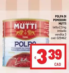 Mutti - Polpa Di Pomodori