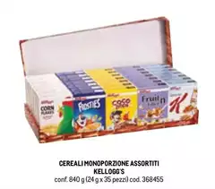 Kelloggs - Cereali Monoporzione Kelloggs - Cereali Monoporzione