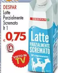 Despar - Latte Parzialmente Scremato