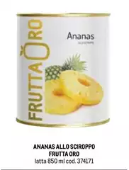 Scelta oro - Ananas Allo Sciroppo Frutta Oro