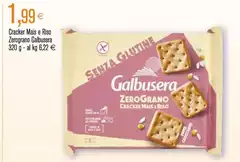 Galbusera - Cracker Mais E Riso Zerograno