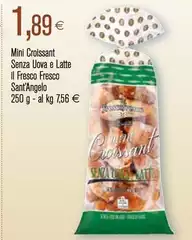 Santangelo - Mini Croissant Senza Uova E Latte Il Fresco Fresco