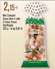 Santangelo - Mini Croissant Senza Uova E Latte Il Fresco Fresco