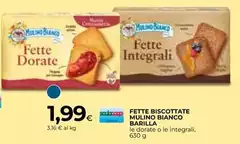 Barilla - Fette Biscottate Mulino Bianco Barilla - Fette Biscottate Mulino Bianco