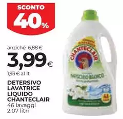 Chanteclair - Detersivo Lavatrice Liquido Chanteclair - Detersivo Lavatrice Liquido