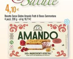 Sammontana - Biscotto Senza Glutine Amando Frutti Di Bosco