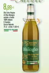 Oliva - Olio Extra Vergine Di  Biologico Estrato A Freddo 100% Italiano