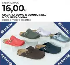 Inblu - Ciabatta Uomo O Donna Mod. Nino O Nina Inblu - Ciabatta Uomo O Donna Mod. Nino O Nina
