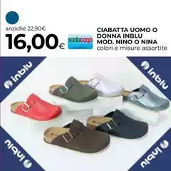 Inblu - Ciabatta Uomo O Donna Mod. Nino O Nina Inblu - Ciabatta Uomo O Donna Mod. Nino O Nina