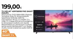 Philips - Tv Led 40" 40PFS6000 FHD Smart