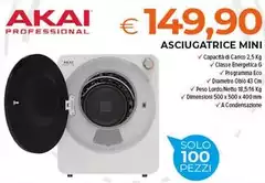 Akai - Asciugatrice Mini