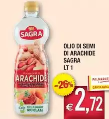 Sagra - Olio Di Semi Di Arachide Sagra - Olio Di Semi Di Arachide