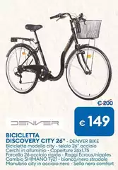Denver Bike - Bicicletta Discovery City 26"