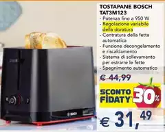Bosch - Tostapane TAT3M123