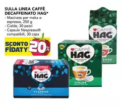 Hag - Sulla Linea Caffè Decaffeinato Hag - Sulla Linea Caffè Decaffeinato