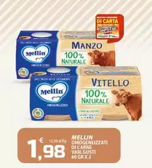 Mellin - Omogeneizzati Di Carne Mellin - Omogeneizzati Di Carne