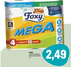 Foxy - Carta Igienica Mega Decorata