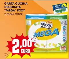 Foxy - Carta Cucina Decorata "Mega"
