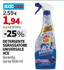 Ace - Detergente Sgrassatore Universale Ace - Detergente Sgrassatore Universale