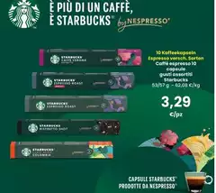 Nespresso - Capsule Starbucks Prodottè Da