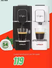 Polti - Colore Nero/bianco Con 54 Cialde