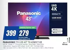 Panasonic - Tv Led 43" TX-43MX710E Panasonic - Tv Led 43" TX-43MX710E