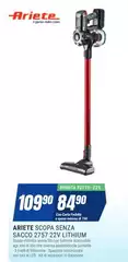 Ariete - Scopa Senza Sacco 27572 22v Lithium